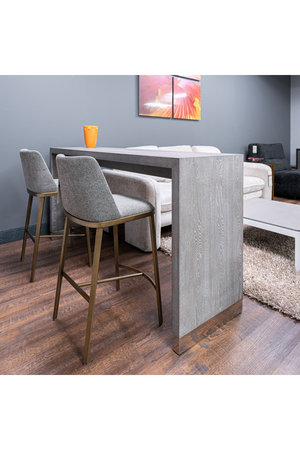 Gray Fabric Counter Stool | OROA Modern Brent | Oroa.com