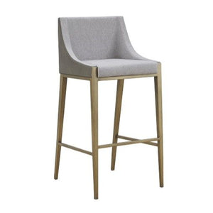   Gray Fabric Bar Stool | Oroa.com