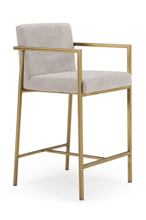 Brass Framed Counter Stool | OROA Modern Burnham | Oroa.com