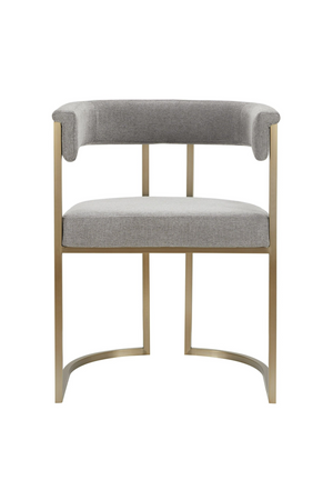 Gray Curved Dining Chair | OROA Modern Byron | Oroa.com
