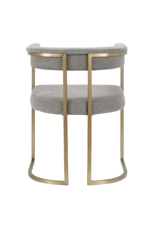 Gray Curved Dining Chair | OROA Modern Byron | Oroa.com