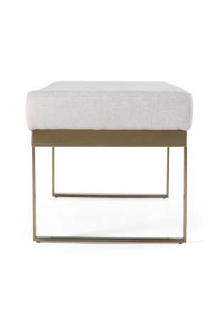 White Upholstered Dining Bench | OROA Modern Tatum | Oroa.com