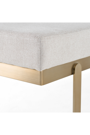 White Upholstered Dining Bench | OROA Modern Tatum | Oroa.com