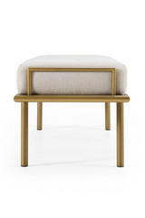 Beige Fabric Dining Bench | OROA Modern Hathaway | Oroa.com