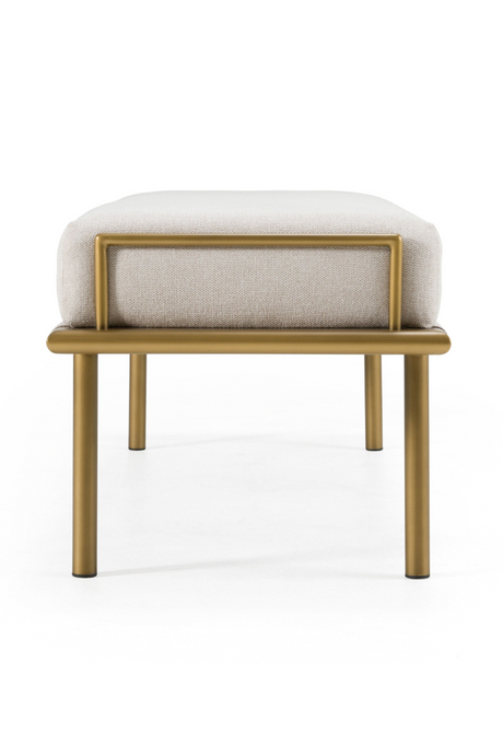 Beige Fabric Dining Bench | OROA Modern Hathaway | Oroa.com