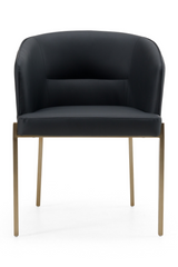 Gray Vegan Leather Dining Chair | OROA Modern Kravitz | Oroa.com