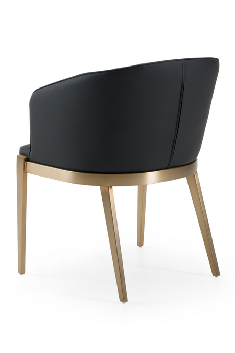 Gray Vegan Leather Dining Chair | OROA Modern Kravitz | Oroa.com