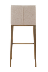 Beige Sloped-Arm Bar Stools (2) | OROA Modern Mimi | Oroa.com