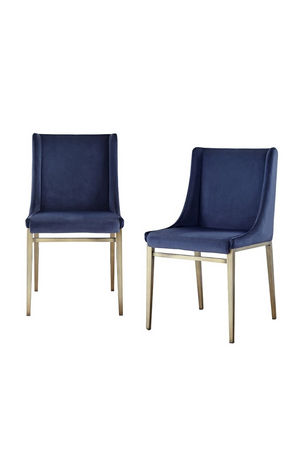 Sloped Arm Dining Chair Set (2) | OROA Modern Mimi | Oroa.com