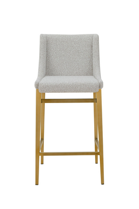 Sloped Arm Counter Stool Set (2) – Mimi – side view
