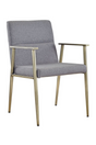 Gray Fabric Dining Armchair | OROA Modern Sabri | Oroa.com