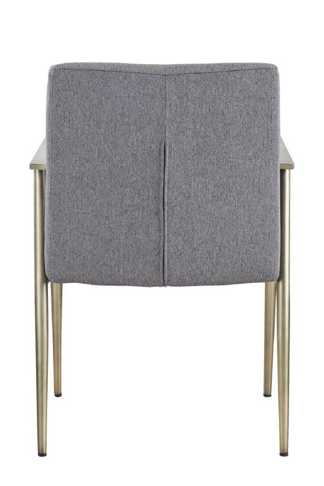 Gray Fabric Dining Armchair | OROA Modern Sabri | Oroa.com