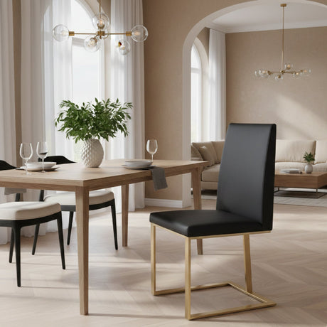 Cantilevered Minimalist Dining Chair | OROA Modern Frankie