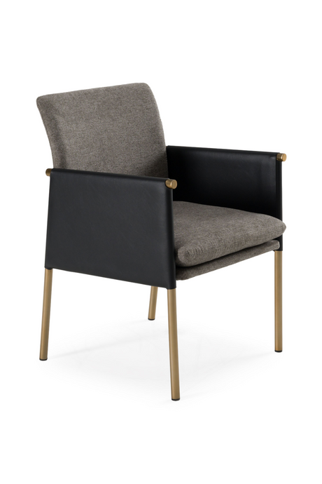 Gray Vegan Leather Dining Chair | OROA Modern Engel | Oroa.com