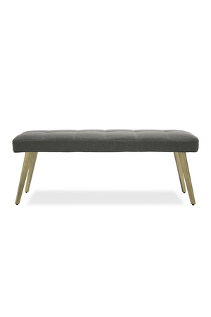Gray Woven Fabric Bench | OROA Modern Cici | Oroa.com