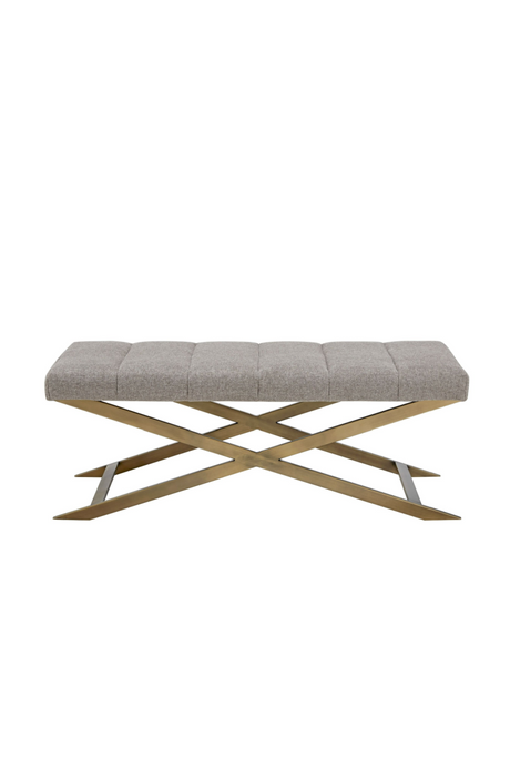 Gray Fabric Bench | OROA Modern Xane | Oroa.com