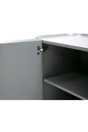 Matte Gray 3-Door Sideboard | OROA Modern Hadler | Oroa.com