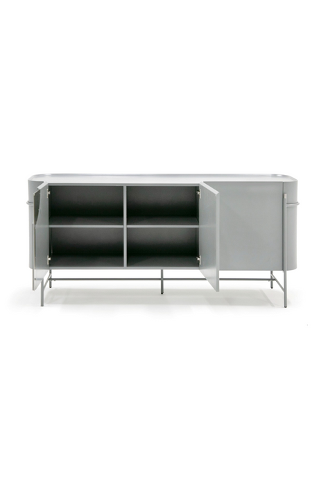 Matte Gray 3-Door Sideboard | OROA Modern Hadler | Oroa.com