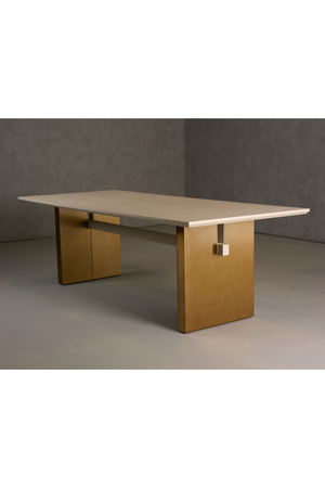 Cream Ash Veneer Dining Table | OROA Modern Angus | Oroatrade.com