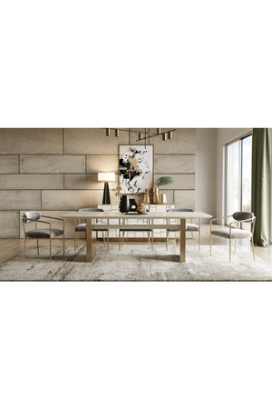 Cream Ash Veneer Dining Table | OROA Modern Angus | Oroatrade.com