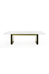 White Marble Rectangular Dining Table | OROA Modern Auer | Oroa.com