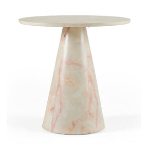 Marble Conical Base End Table – Pampa – front view