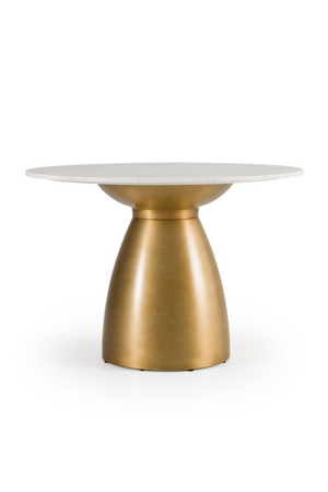 Gold Base Marble Dining Table | OROA Modern Tilly | Oroa.com