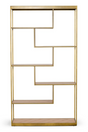 Brass-Framed Oak Bookshelf | OROA Modern Jessica | Oroa.com