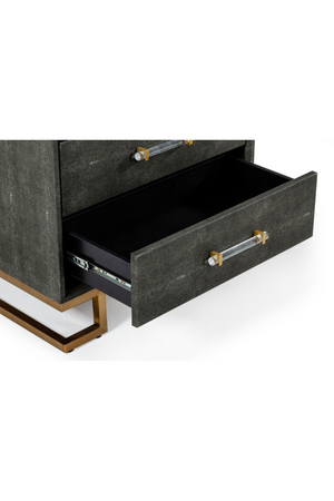 Gray Shagreen 5-Drawer Chest | OROA Modern Howard | Oroa.com