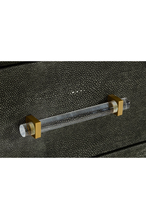 Gray Shagreen 6-Drawer Dresser | OROA Modern Howard | Oroa.com