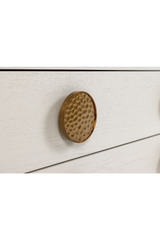 White Ash Wood 3-Drawer Nightstand | OROA Modern Marjorie | Oroa.com