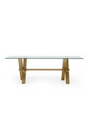 Tempered Glass Dining Table | OROA Modern Dandy | Oroa.com