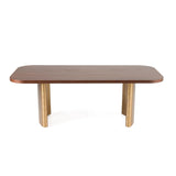 Wanut Veneer Dining Table | OROA Modern Marjorie