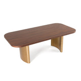 Wanut Veneer Dining Table | OROA Modern Marjorie
