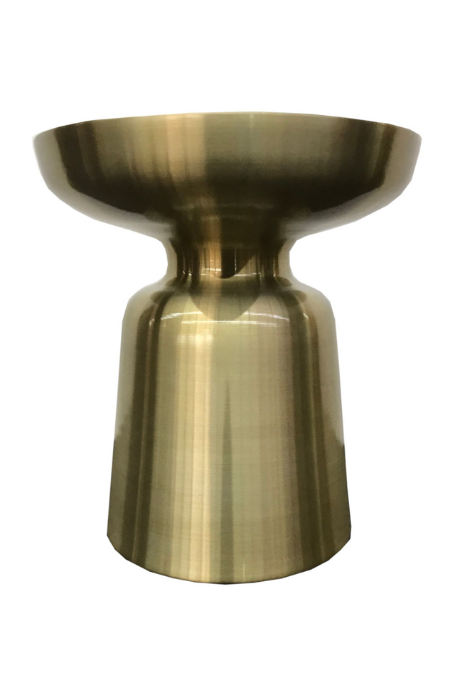 Gold Aluminum End Table | OROA Modern Peter | Oroa.com