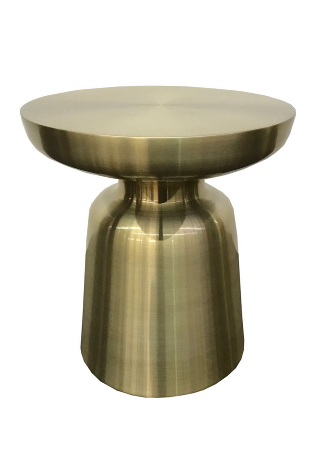 Gold Aluminum End Table | OROA Modern Peter | Oroa.com