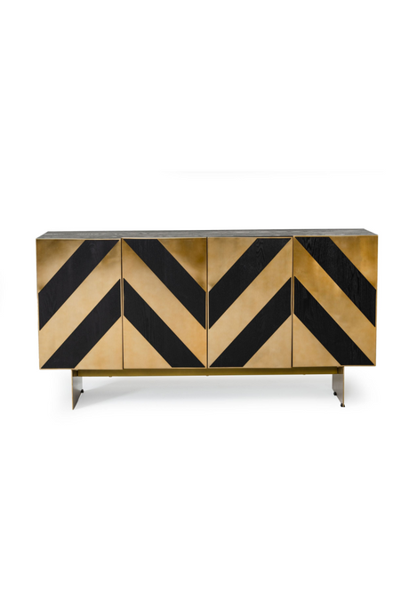 Gold Chevron Sideboard | OROA Modern Perret | Oroa.com