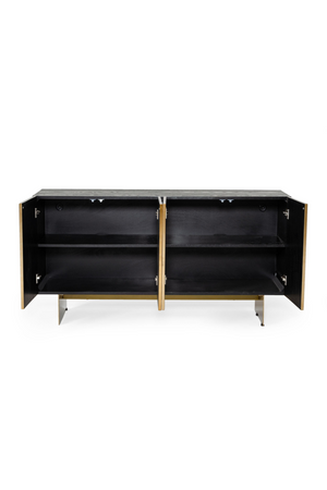 Gold Chevron Sideboard | OROA Modern Perret | Oroa.com