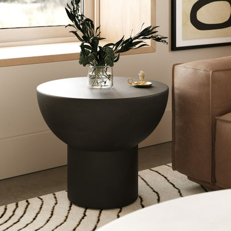 Round Terrazzo End Table | OROA Modern Fate
