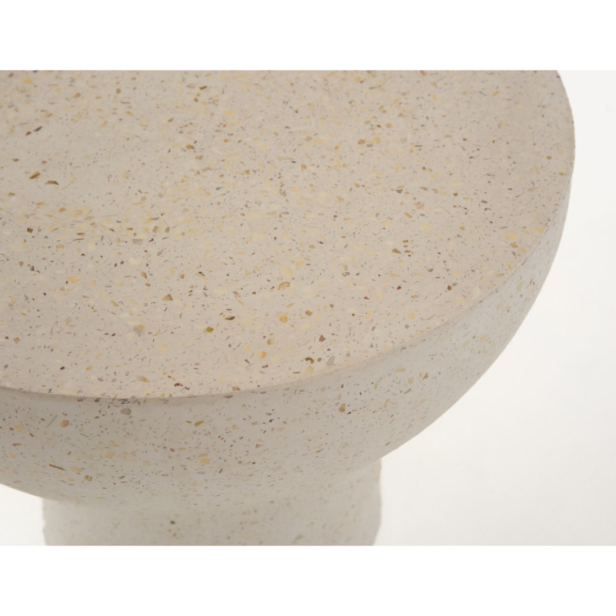   Round Terrazzo End Table | Oroa.com