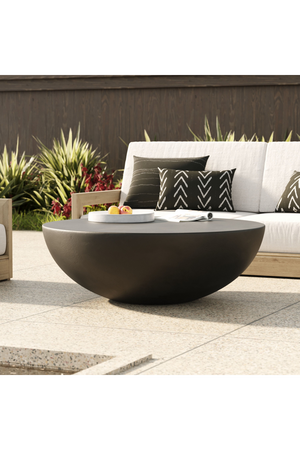 Round Concrete Coffee Table | OROA Modern Bronte | Oroa.com