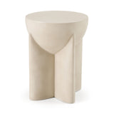 Concrete Round End Table | OROA Modern Elsa
