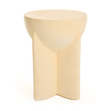 Concrete Round End Table | OROA Modern Elsa