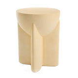 Concrete Round End Table | OROA Modern Elsa