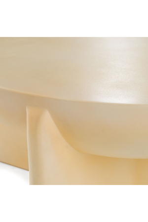 Beige Concrete Round Coffee Table | OROA Modern Elsa | Oroa.com