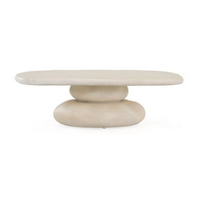 Beige Stacked Coffee Table - OROA Modern Coates - view 1