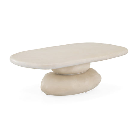 Beige Stacked Coffee Table - OROA Modern Coates - view 3
