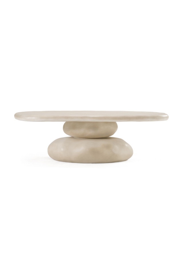 Beige Concrete Coffee Table | OROA Modern Coates | Oroa.com