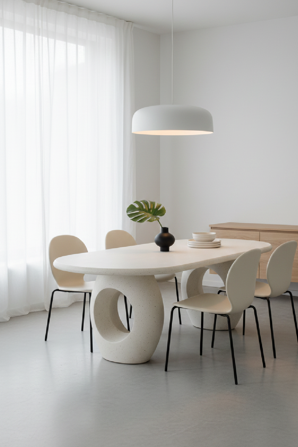 Oval Terrazzo Dining Table | OROA Modern Carville | Oroa.com