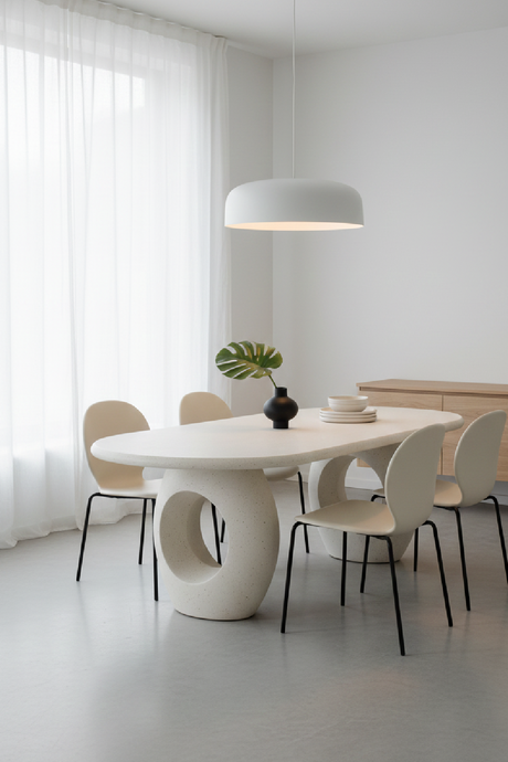 Oval Terrazzo Dining Table | OROA Modern Carville | Oroa.com